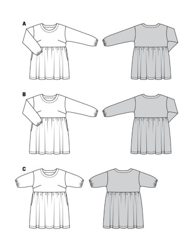 Dress pattern - Burda 6055
