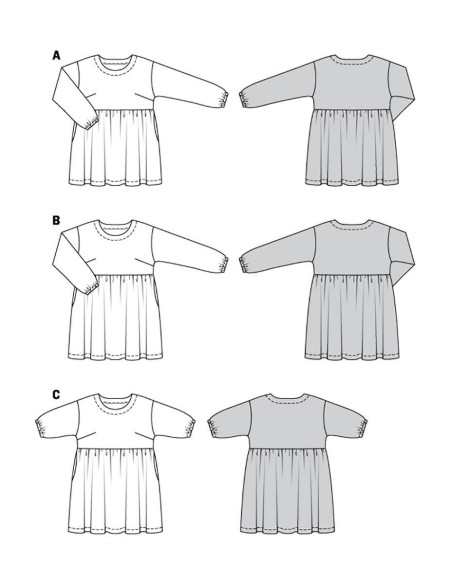 Dress pattern - Burda 6055