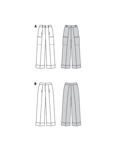 Pants pattern - Burda 6079