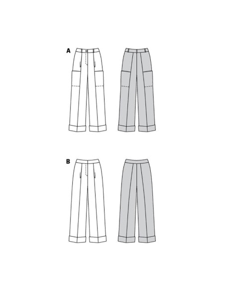 Pants pattern - Burda 6079
