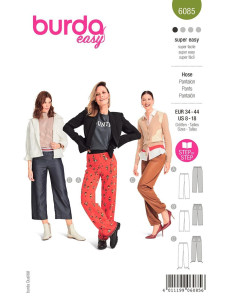 Pants pattern - Burda 6085