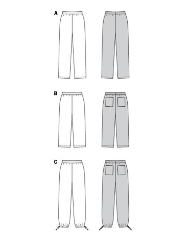 Pants pattern - Burda 6085