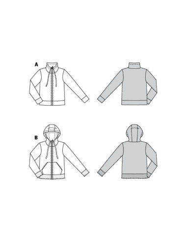 Jacket pattern - Burda 6090