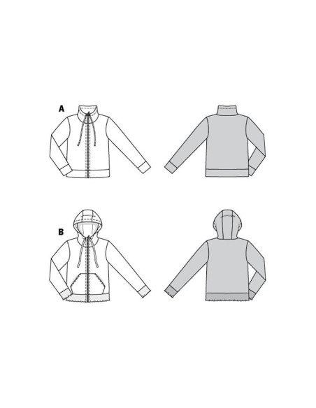 Jacket pattern - Burda 6090