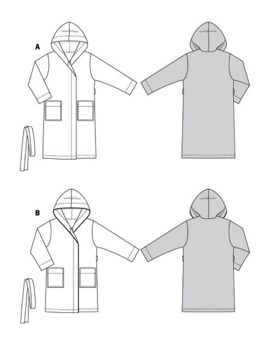 Robe Pattern - Burda 6094