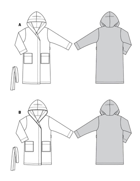 Robe Pattern - Burda 6094