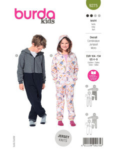 Pattern for jumpsuit - Burda 9275