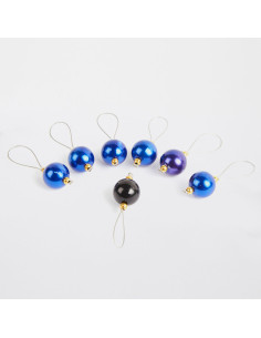 Set of 7 KnitPro stitch markers - Bluebell