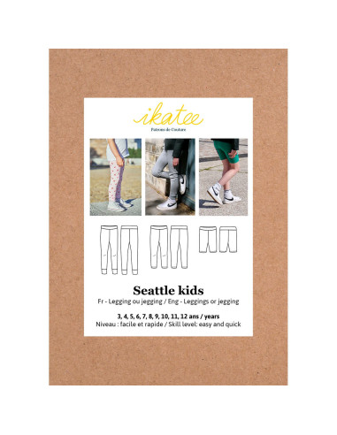 Seattle Kids Legging or Jegging Pattern - Ikatee