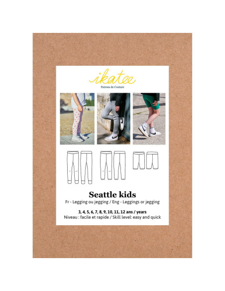Seattle Kids Legging or Jegging Pattern - Ikatee