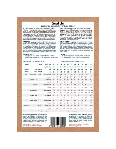 Seattle Legging or Jegging Pattern - Ikatee