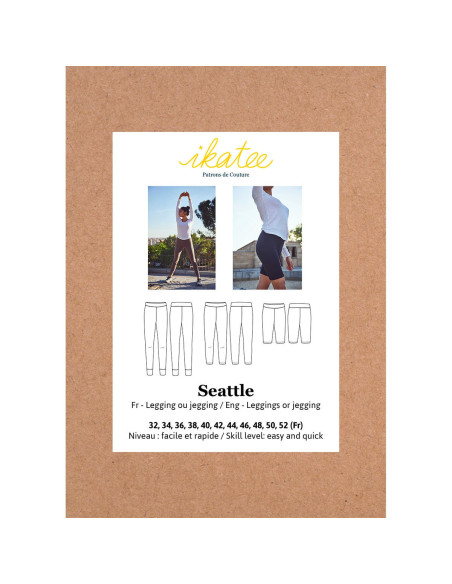 Seattle Legging or Jegging Pattern - Ikatee