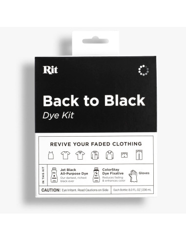 Rit Back to Black Fabric Dye Kit