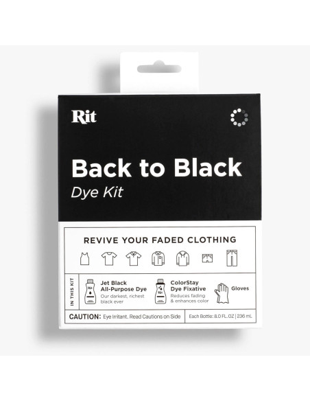 Rit Back to Black Fabric Dye Kit