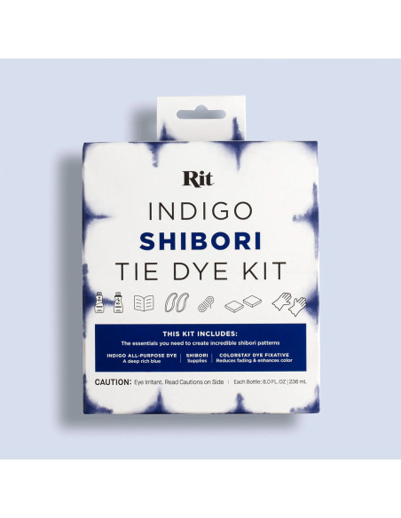 Indigo Shibori Tie-Dye Fabric Dye Kit by Rit