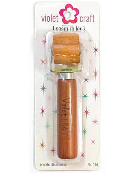 Wooden seam roller for pressing by Violet Craft