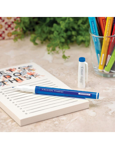 Set of 6 Pilot FriXion Fineliner felt-tip pens