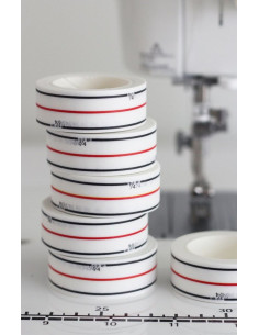Diagonal Seam Tape Machine Guide Strip - White 2