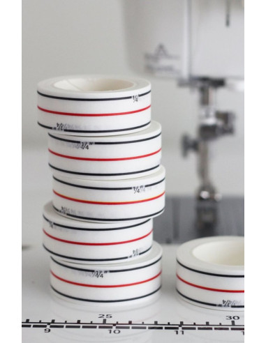 Diagonal Seam Tape Machine Guide Strip - White