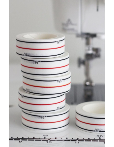 Diagonal Seam Tape Machine Guide Strip - White