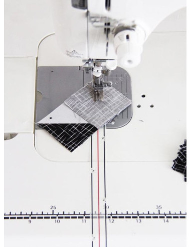 Diagonal Seam Tape Machine Guide Strip - White