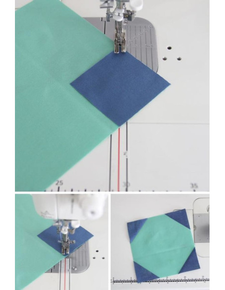 Diagonal Seam Tape Machine Guide Strip - White