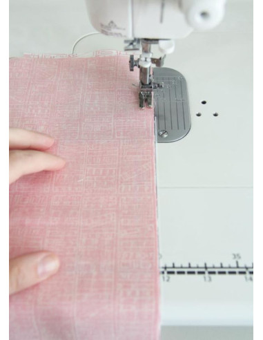 Diagonal Seam Tape Machine Guide Strip - White