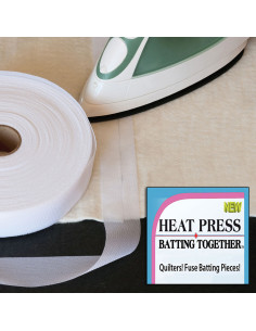 Heat Press Batting Together fusible tape 2