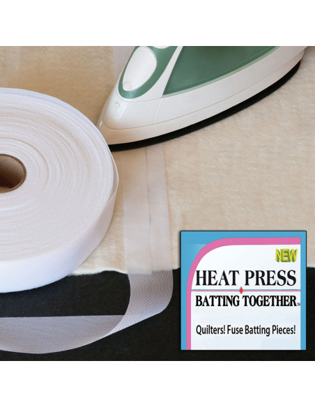 Heat Press Batting Together fusible tape