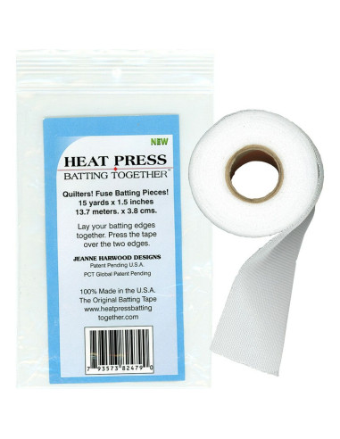 Heat Press Batting Together fusible tape