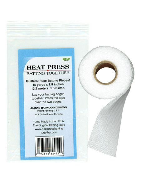 Heat Press Batting Together fusible tape