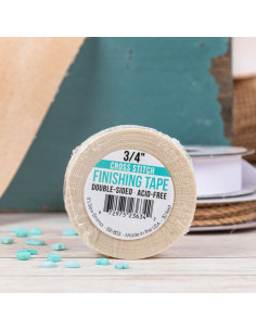 Double-sided adhesive tape for embroidery canvases