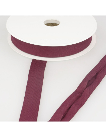 Dark Bordeaux viscose jersey bias