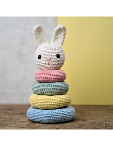 Crochet kit - Stackable bunny toy
