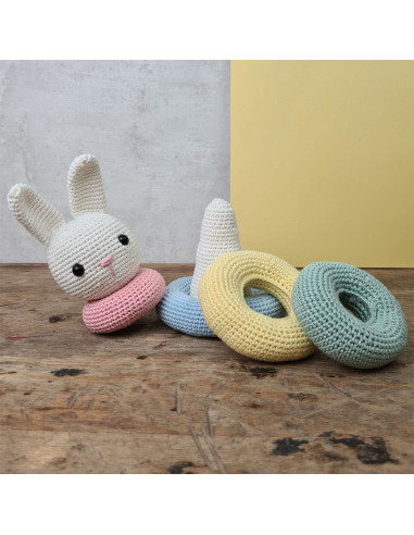 Crochet kit - Stackable bunny toy