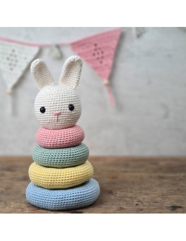 Crochet kit - Stackable bunny toy