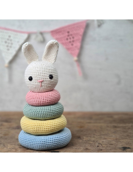 Crochet kit - Stackable bunny toy