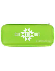 Lime green rotary cutter storage case - Cut It Out