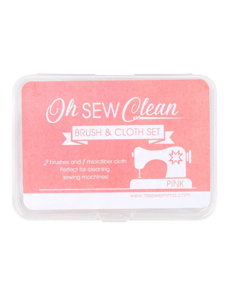Cleaning kit for sewing machines - Pink