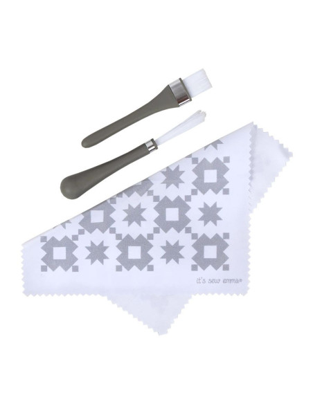 Cleaning kit for sewing machines - Gray