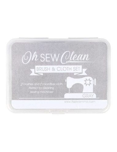 Cleaning kit for sewing machines - Gray