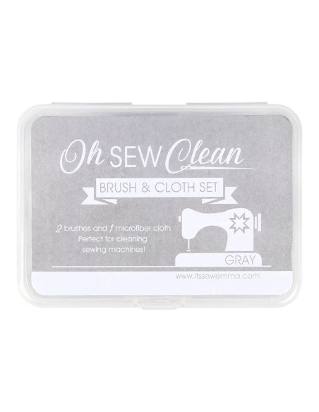 Cleaning kit for sewing machines - Gray