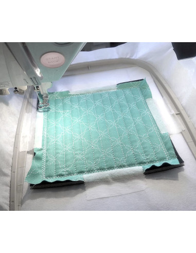 Adhesive tape for machine embroidery