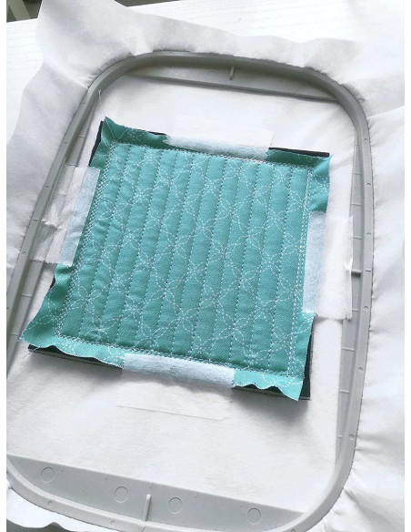 Adhesive tape for machine embroidery