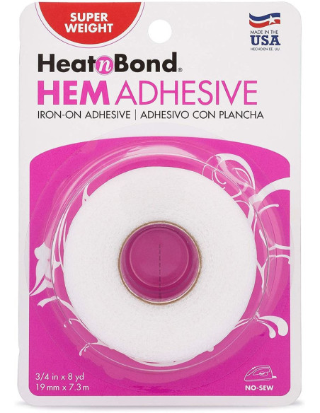 HeatNBond special fusible hem tape for thick fabrics - 19 mm x 7.30 m