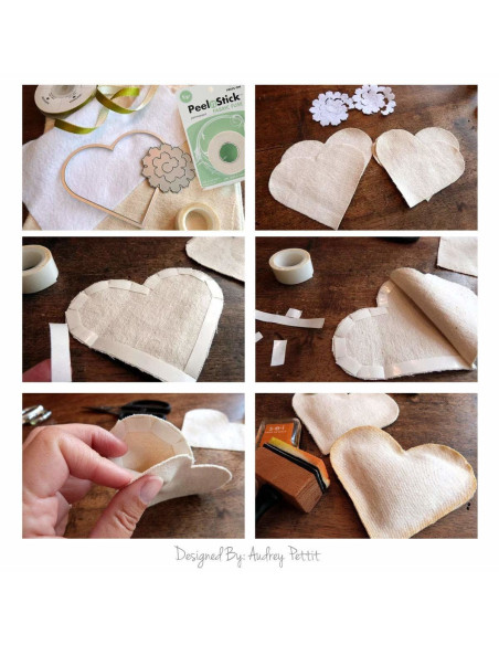 Permanent double-sided adhesive tape PeelnStick