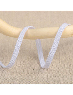 Soft elastic 5 mm - White
