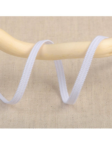Soft elastic 5 mm - White