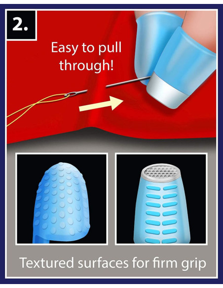 2-in-1 thimble and finger guard