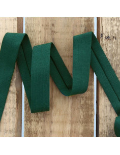 Cotton jersey bias - Fir green